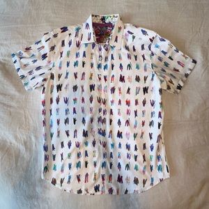 Men’s Robert Graham Saline Lakes Short Sleeve M